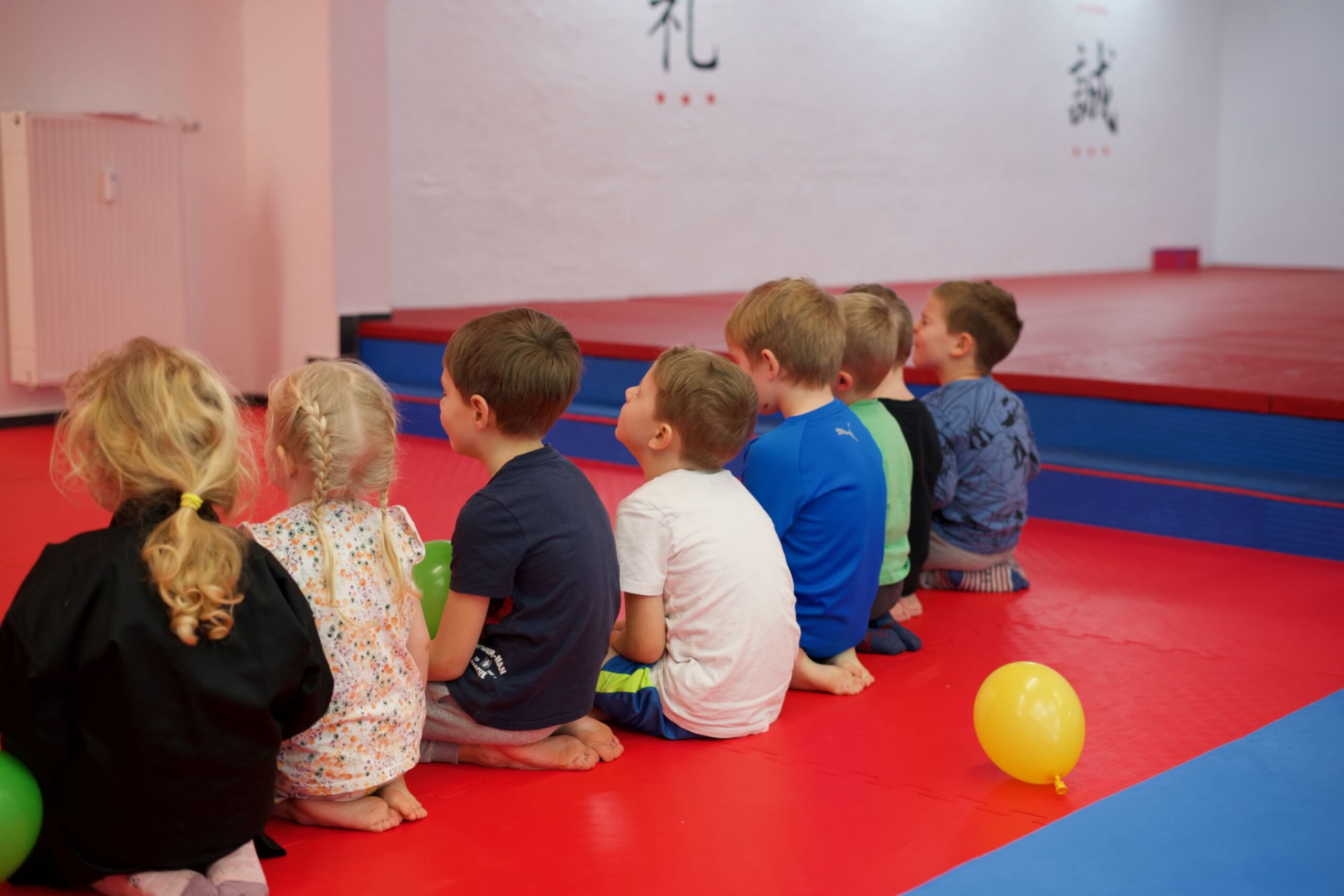 Bambini-Training im Dojo